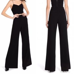 Alice + Olivia Black Wool Blend High Rise Pants 4